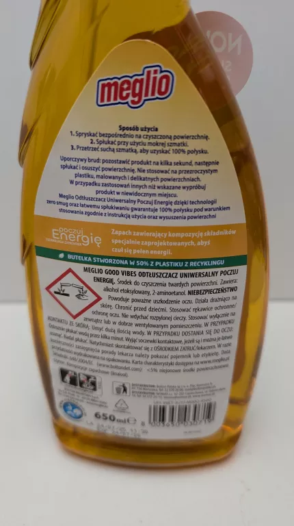 MEGLIO ODTŁUSZCZACZ YUZU I IMBIR 650ML