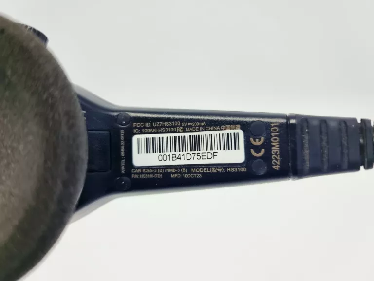 ZEBRA HS3100 ZESTAW SŁUCHAWKOWY BEZPRZEWODOWY OPASKA NA GŁOWĘ