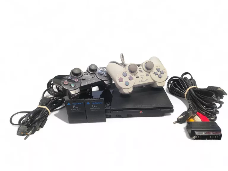 KONSOLA PLAYSTATION 2 SLIM | SCPH-90004 | ZESTAW