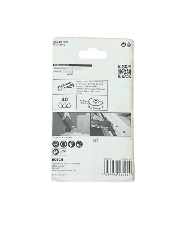 BOSCH EXPERT BRZESZCZOT DIAMENTOWY ACZ 85 RD4 STARLOCK DO PMF GOP