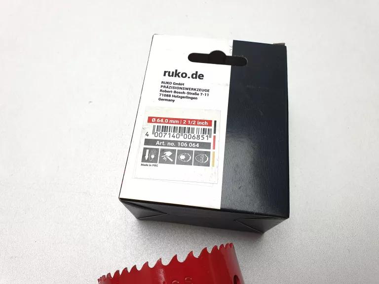 OTWORNICA RUKO BI-METAL DREWNO 64MM 1/2 106064 1 SZT