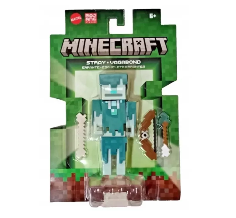 MINECRAFT FILM STRAY VAGABOND FIGURKA AKCJI I AKCESORIA ZESTAW ZABAWKA 6+