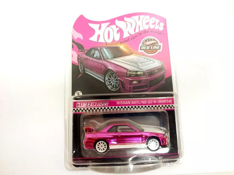 KOLEKCJONERSKI HOT WHEELS RED LINE CLUB RLC NISSAN SKYLINE GT-R R34