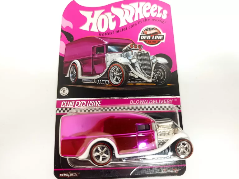 HOT WHEELS BLOWN DELIVERY PINK 2022 RLC 1:64