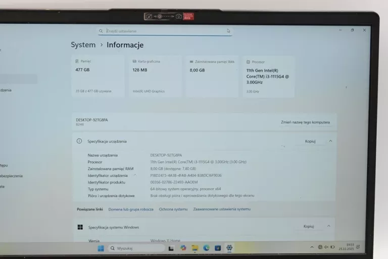 LAPTOP LENOVO IDEAPAD 3 15ITL6