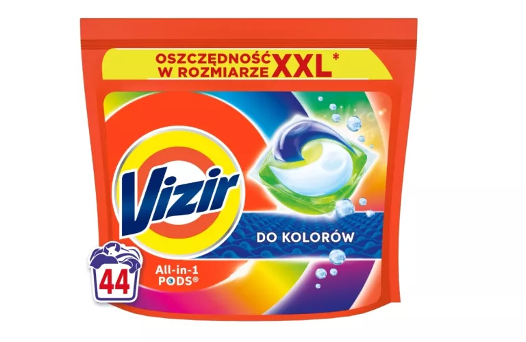 KAPSUŁKI DO PRANIA KOLORÓW ALL-IN-1 PODS VIZIR 44 KOLOR
