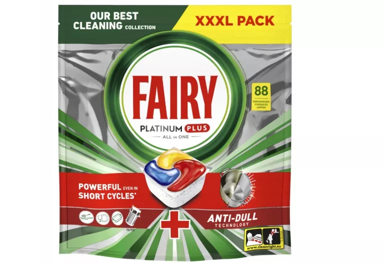 FAIRY PLATINUM PLUS ALL IN ONE KAPSUŁKI DO ZMYWARKI CYTRYNA 88 SZT.