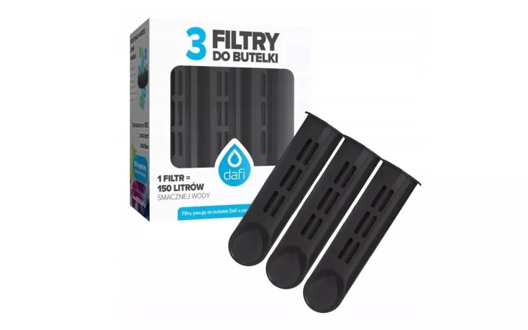 WKŁAD FILTRUJĄCY DO BUTELKI DAFI SOFT & SOLID 3 SZT. CZARNY