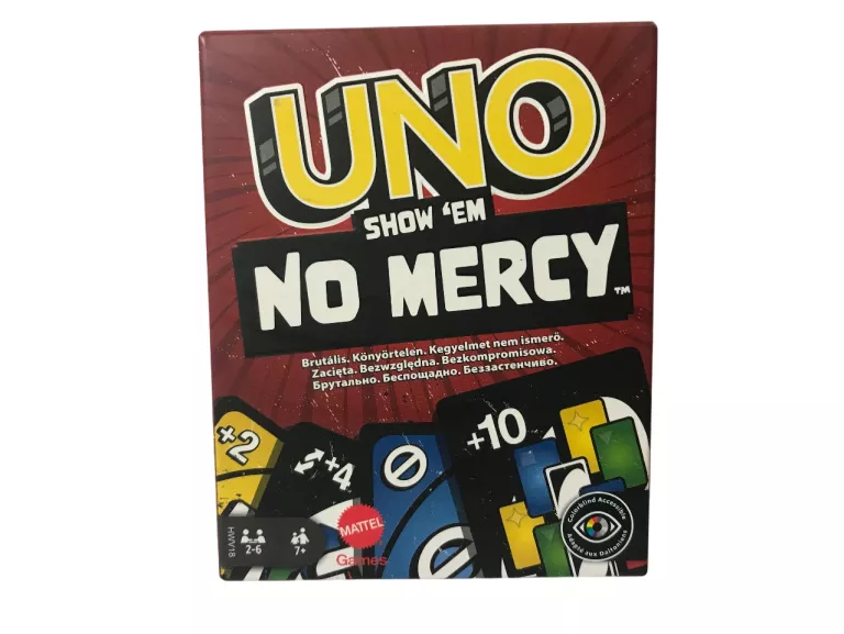GRA UNO SHOW'EM NO MERCY MATTEL