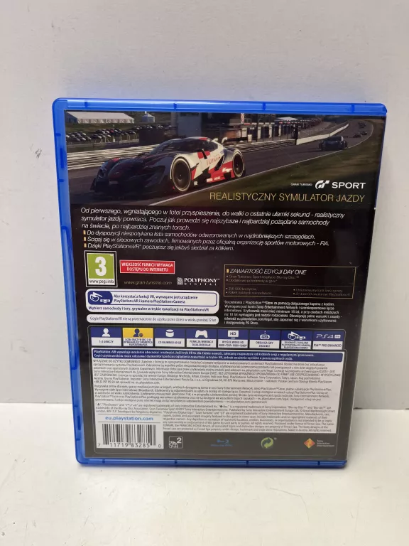 GRAN TURISMO SPORT DAY ONE EDITION PS4