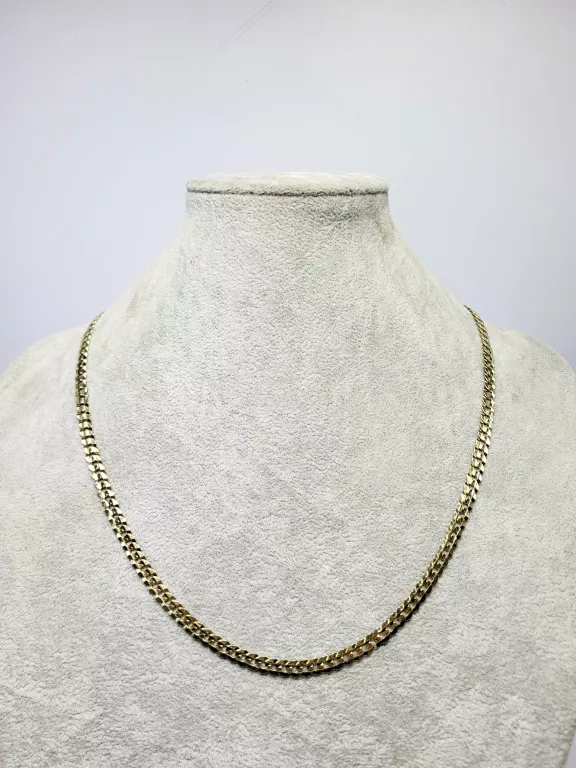 WYJĄTKOWY ZŁOTY ŁAŃCUSZEK PANCERKA P585 14,30G D55