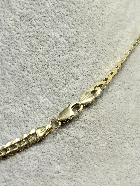 WYJĄTKOWY ZŁOTY ŁAŃCUSZEK PANCERKA P585 14,30G D55