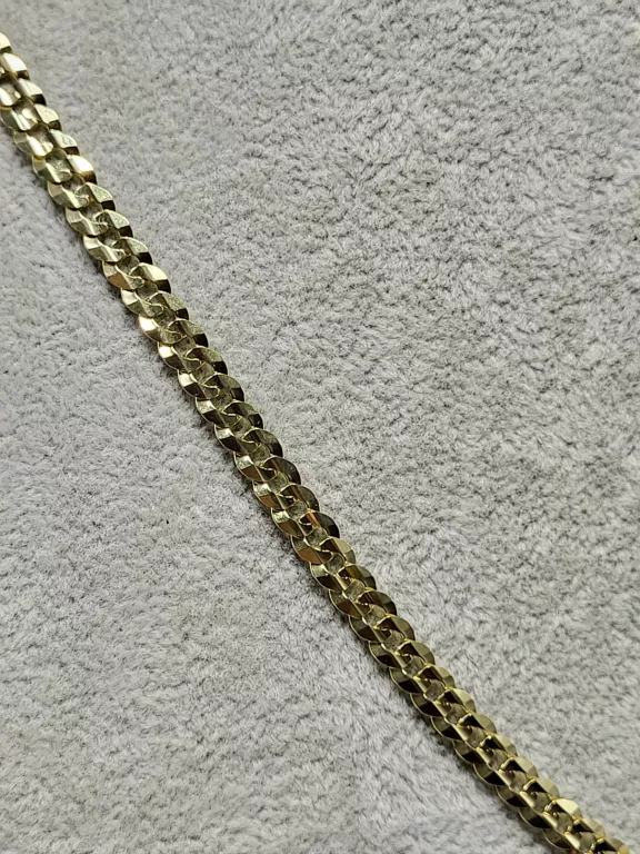 WYJĄTKOWY ZŁOTY ŁAŃCUSZEK PANCERKA P585 14,30G D55