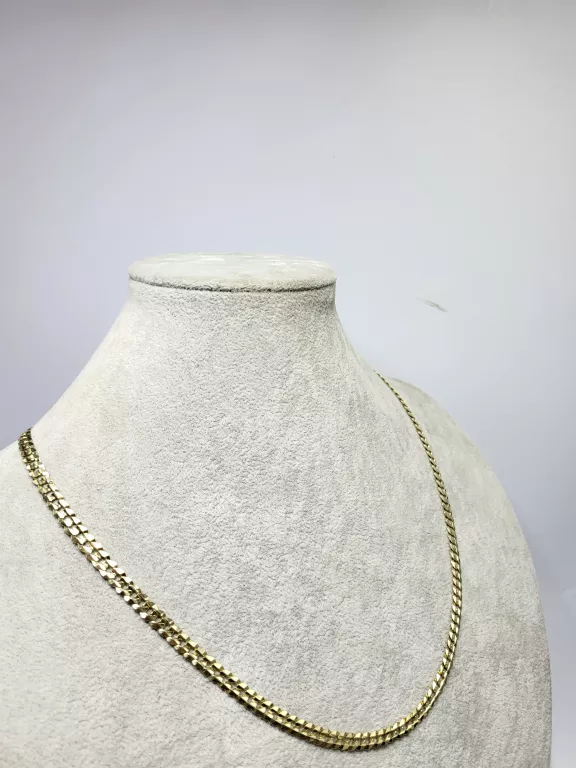 WYJĄTKOWY ZŁOTY ŁAŃCUSZEK PANCERKA P585 14,30G D55