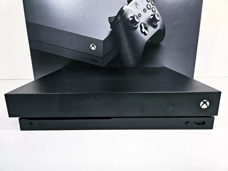 KONSOLA XBOX ONE X 1TB / KOMPLET PUDEŁKO PAD OKABLOWANIE