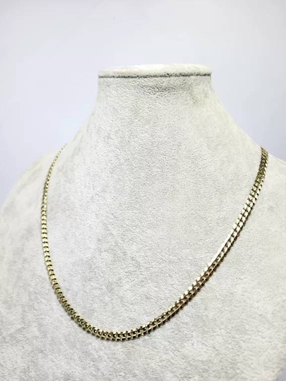 WYJĄTKOWY ZŁOTY ŁAŃCUSZEK PANCERKA P585 14,30G D55