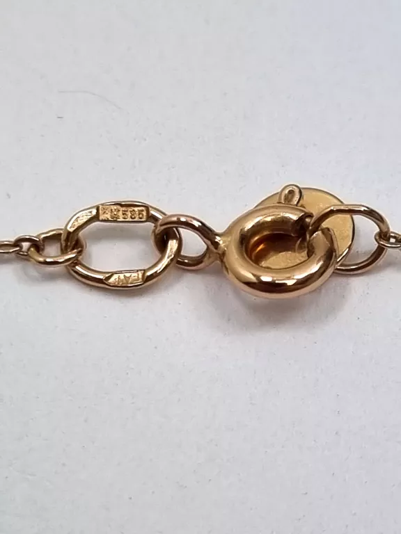 ZŁOTY ŁAŃCUSZEK ROLO 585 1,96G 52CM