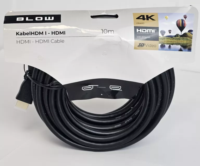 SPLITTER ROZDZIELACZ SYGNAŁU HDMI 1X2 FULL HD 4K 60HZ HD28C + HDMI 10M