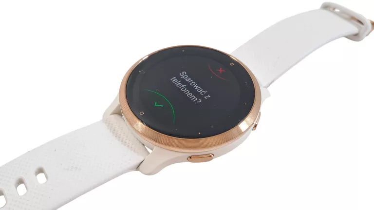 SMARTWATCH GARMIN VENU 2S GPS PAY AMOLED 1,1'' 5ATM RÓŻOWO-ZŁOTY BIAŁY