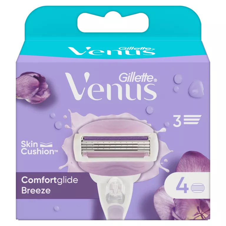 GILLETTE VENUS COMFORTGLIDE BREEZE WKŁADY OSTRZA WYMIENNE 4 SZT.