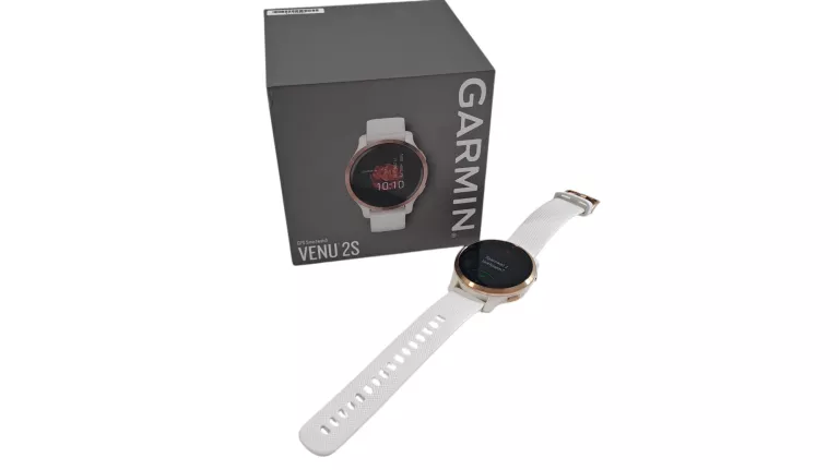 SMARTWATCH GARMIN VENU 2S GPS PAY AMOLED 1,1'' 5ATM RÓŻOWO-ZŁOTY BIAŁY