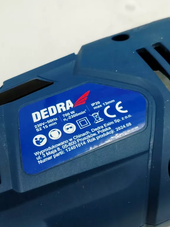 WIERTARKA DEDRA DED7958K