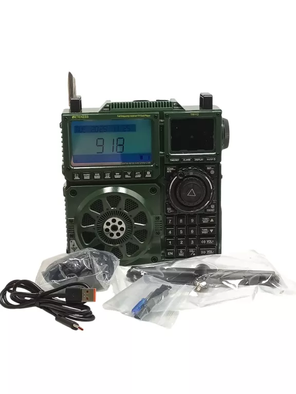 RETEKESS TR113 FULL BAND RADIO,AIR SSB, RADIO CYFROWE,PILOT Z APLIKACJI