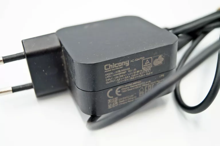 ZASILACZ ŁADOWARKA DO LAPTOPA USB-C PD 45W CHICONY W20-045N1B 20V 2.25A