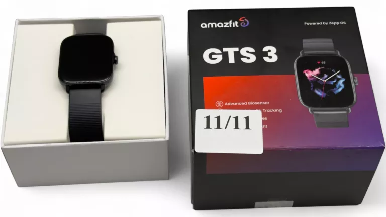 SMARTWATCH AMAZFIT GTS 3 CZARNY