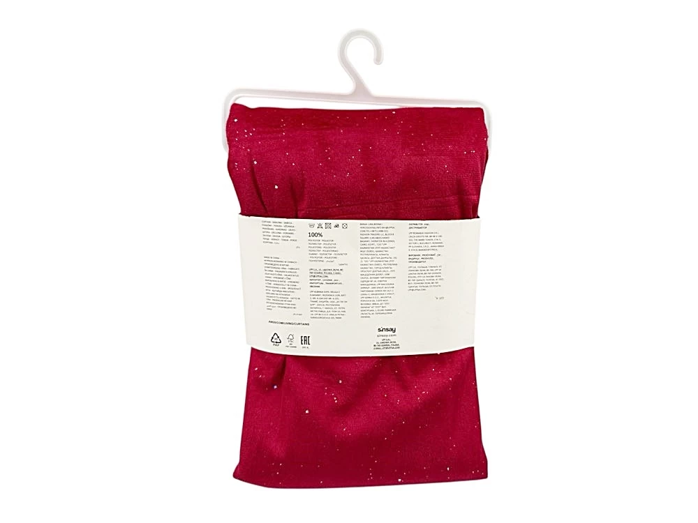 zaslona-sinsay-140x260cm-wzor-czerwony-z-brokatem-ean-gtin-5907401355669