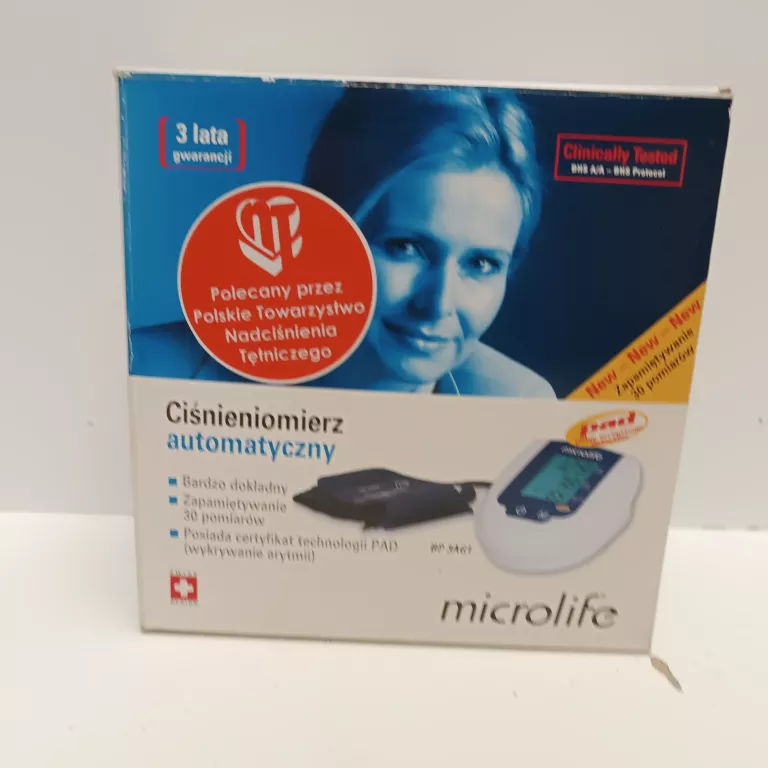 CIŚNIENIOMIERZ MICROLIFE BP3AG1