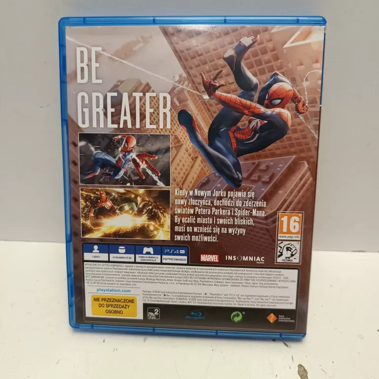GRA SPIDER MAN PS4