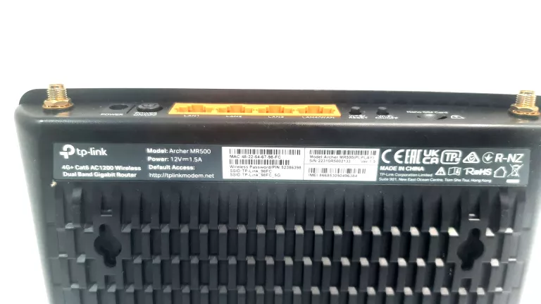 ROUTER TP-LINK ARCHER MR500 4G LTE WIFI AC1200