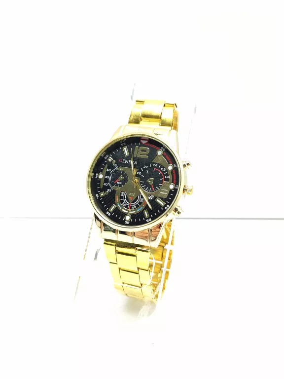 ZEGAREK GENEVA ZŁOTY NA BRANSOLECIE