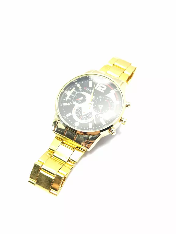 ZEGAREK GENEVA ZŁOTY NA BRANSOLECIE