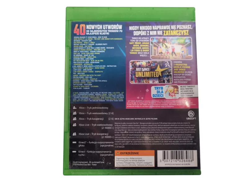 JUST DANCE 2018 XBOX ONE