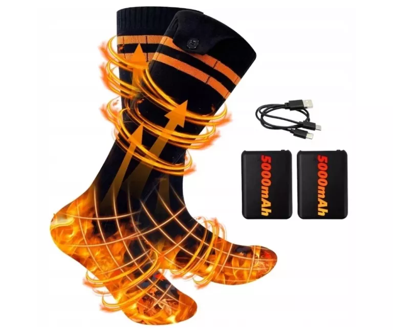 SKARPETY PODGRZEWANE + AKUMULATORKI 5000MAH PBDY301