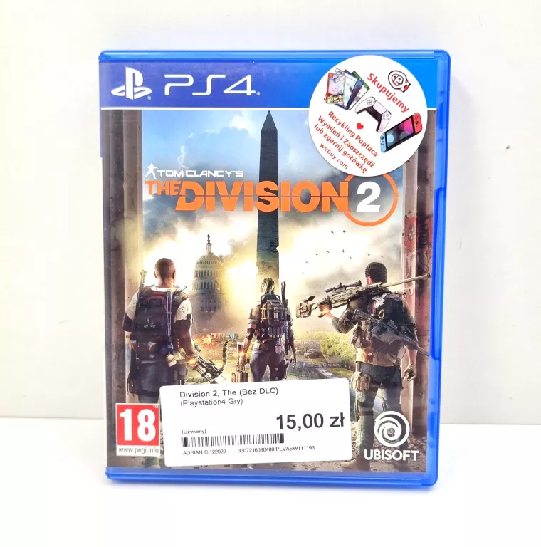 THE DIVISION 2 PLAYSTATION 4 (PS4) PUDEŁKOWA