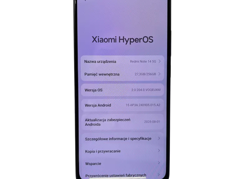 TELEFON XIAOMI REDMI NOTE 14 5G 8 GB / 256 GB 5G