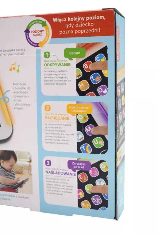 FISHER PRICE EDUKACYJNY TABLET MALUCHA DHN29 JĘZYK POLSKI