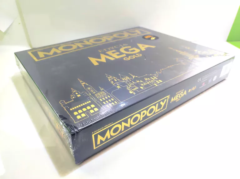 GRA PLANSZOWA MONOPOLY EDYCJA MEGA GOLD