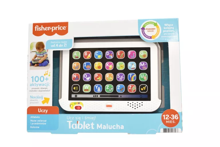 FISHER PRICE EDUKACYJNY TABLET MALUCHA DHN29 JĘZYK POLSKI