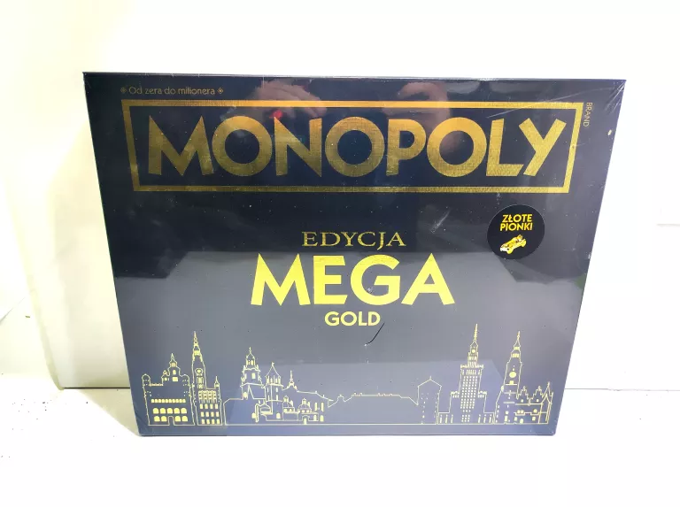 GRA PLANSZOWA MONOPOLY EDYCJA MEGA GOLD