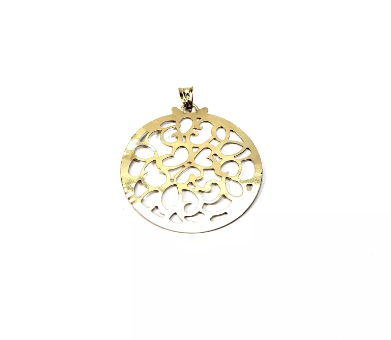 ZŁOTA ZAWIESZKA (585) 1,74G ŚREDNICA: 3,4CM