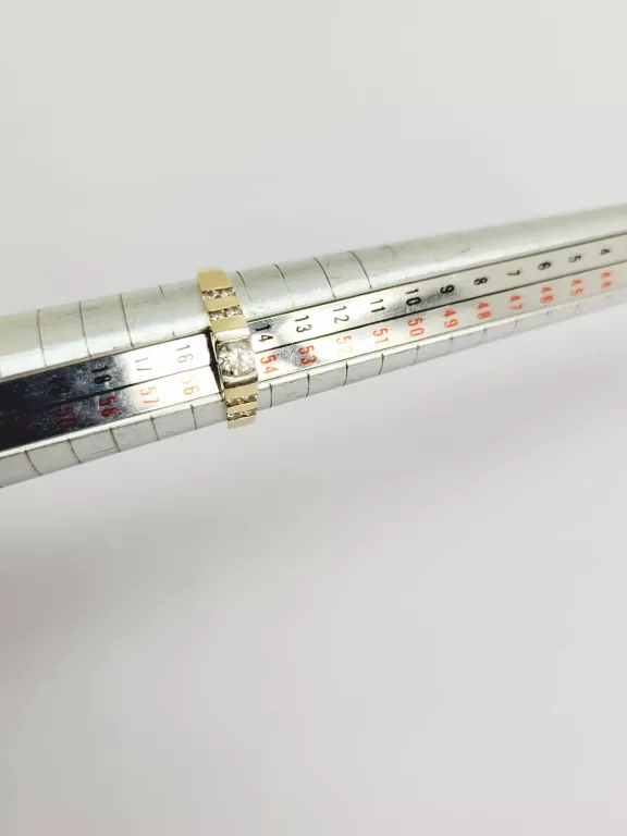 ZŁOTY PIERŚCIONEK PR 585 CYRKONIE ROZM 15