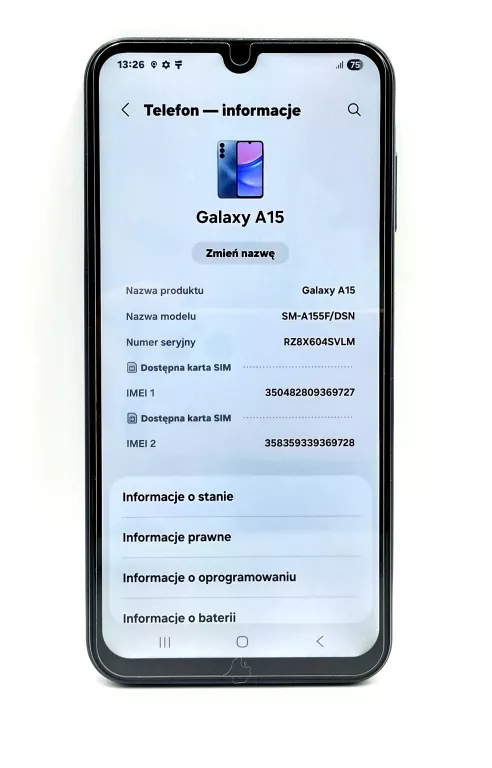 TELEFON SAMSUNG GALAXY A15 4 GB / 128 GB