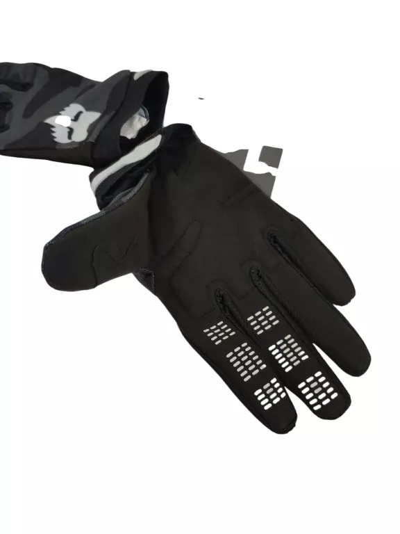 RĘKAWICE MOTOCYKLOWE FOX 180 BNKR CZARNE CAMO MĘSKIE ENDURO BLACK ROZ. M