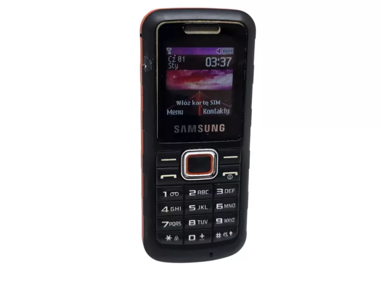 TELEFON SAMSUNG GT-E1130B CZARNO-POMARAŃCZOWY