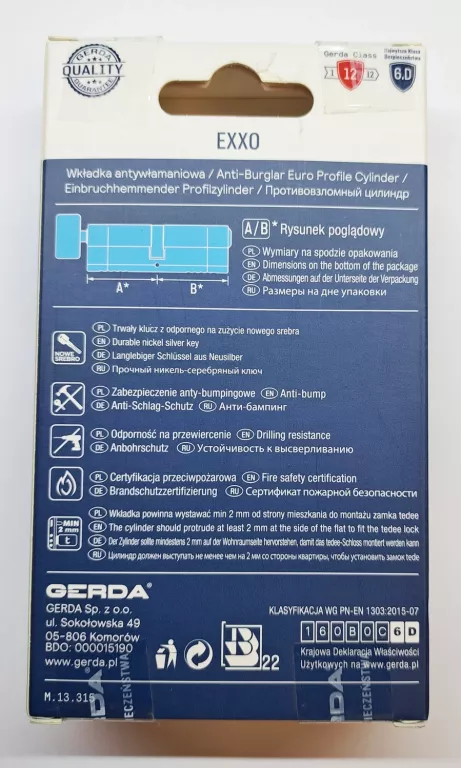 GERDA G45/55 WKŁADKA