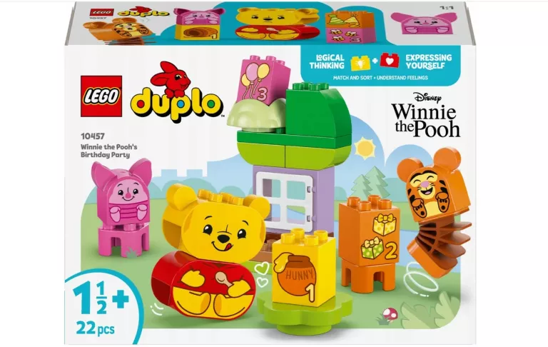 LEGO DUPLO DISNEY PRZYJĘCIE URODZINOWE KUBUSIA PUCHATKA 10457